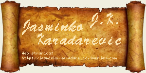 Jasminko Karadarević vizit kartica